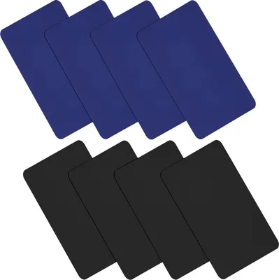 Obrázek produktu pro 8 nylonových záplat, samolepicí, voděodolné nylonové záplaty, záplaty na míru, vhodné pro bundy, stany, spací pytle, péřové bundy (černá, tmavě modrá, 20 x 10 cm)