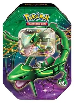 Produktbild von Pokemon Legendary EX Tins: Rayquaza-EX Tin