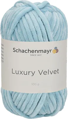 Produktbild von Schachenmayr Luxury Velvet, 100g Baby Blue Handstrickgarne