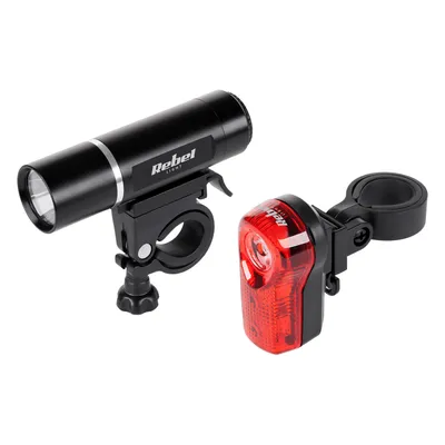 Obrázek produktu pro Rebel URZ0015 Sada LED světel na kolo, přední/zadní
