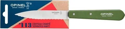 Produktbild von Opinel Serriertes Gemüsemesser N°113 – Robustes Küchenmesser aus Edelstahl mit Microzähne Opinel Serriertes Gemüsemesser N°113 – Robustes Küchenmesser aus Edelstahl mit Microzähne