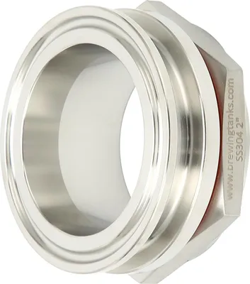 Obrázok produktu pre 2in Weldless Bulkhead Fitting z nerezovej ocele pre Tri Clamp Adapter Set Brewing Equipment