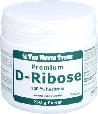 Produktbild von The Nutri Store D-Ribose 100 % rein Pulver, 250 g Pulver