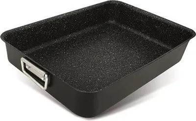 Produktbild von Backblech MagicHome Marble Line, 40x28x6,5 cm, zum Backen, mit Griffen