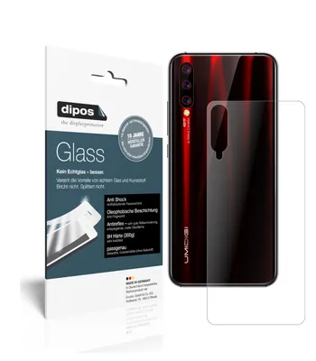 Produktbild von 1x Schutzfolie für Umidigi X Rückseite matt - Anti-Shock 9H Folie dipos Glass Kunststoffglas