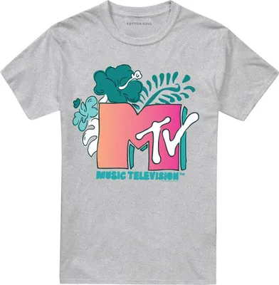 Produktbild von MTV - T-Shirt für Herren/Damen Uni, Logo TV28953 (S) (Athletisch)