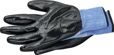 Produktbild von Aqua Grip Nitrilhandschuhe Feingenoppt Größe 10