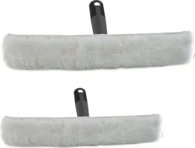 Produktbild von Novaliv Fensterwischer 35 cm + 45 cm Einwascher aus Vlies Einschäumer zum Fensterputzen Fensterwischer Fensterreiniger Fenstereinwäscher Fensterreinigung Fensterputzer