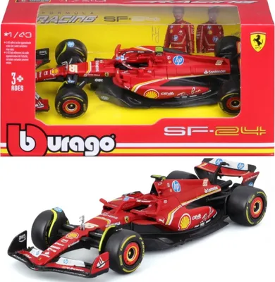 Produktbild von Bburago BBU18-36844S - 1/43 - Ferrari SF-24, Formel 1, 2024, Scuderia Ferrari, #55, C.Sainz Jr. -