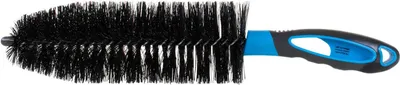 Produktbild von Premium Felgenbürste 360mm lang Schwarz Blau ergonomischer Griff Profi für Auto Motorrad KFZ Reinigungsbürste Pflege Bürste Felgen Reinigung