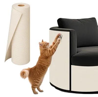Image de Tapis anti-rayures pour meubles, protecteur adhésif pour chats