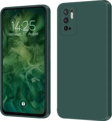 Produktbild von Hülle für Xiaomi Redmi Note 10 5G Case Cover Bumper Silikon Softgrip Schutzhülle Farbe: Grün