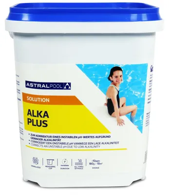 Produktbild von Astralpool Alka Plus Granulat zur Erhöhung der Gesamtkalkalinität 6,0 kg
