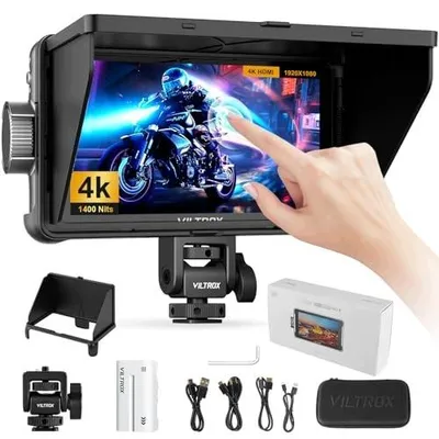 Zdjęcie produktu dla Monitor do kamery viltrox DC550 pro ii 5 cala 4K dotykowy dla vloggerów