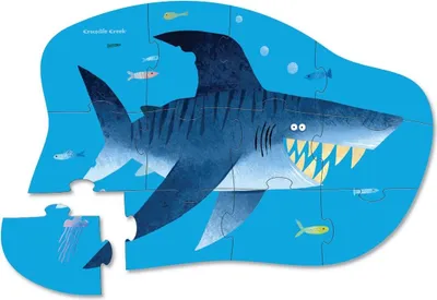 Image de Crocodile Creek Mini puzzle -12 pièces - Requins