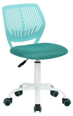 Image de Chaise de bureau sans accoudoirs, réglable en hauteur, capacité de charge de 130 kg, idéale pour les chambres d'enfants