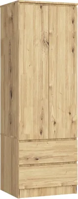 Image de Akord Armoire Star Chêne Artisan 60X51X180