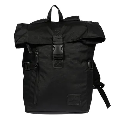 Produktbild von Großer Herren Damen Rucksack Kurierrucksack Laptop Tablet Fach Schule Uni Arbeit Schwarz