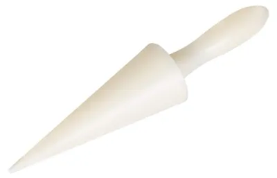 Backkegel aus ABS-Kunststoff, 23,5 x 5 cm, Weiß