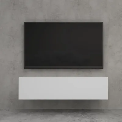 Produktbild von doporro TV Lowboard hängend Fernsehschrank Wohnzimmer | TV-Schrank hängend Fernsehtisch Hängeschrank 120cm Fernsehschrank02