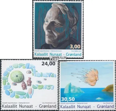 Produktbild von Briefmarken Dänemark - Grönland 2014 Mi 669-671 (kompl.Ausg.) postfrisch Kunst