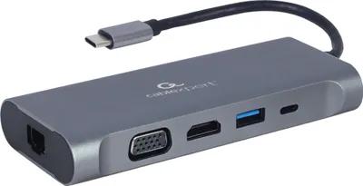 Immagine prodotto di gembird USB Typ-C 7-in-1 Kombi Adapter spacegrau