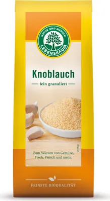 Produktbild von Knoblauchgranulat Tüte 70g - Einzelgewürz von Lebensbaum