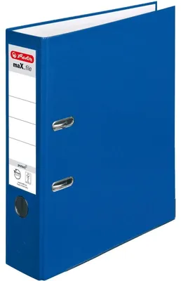 Produktbild von Herlitz 9942665, A4, Polypropylen (PP), Blau, 8 cm, 5 Stück(e)