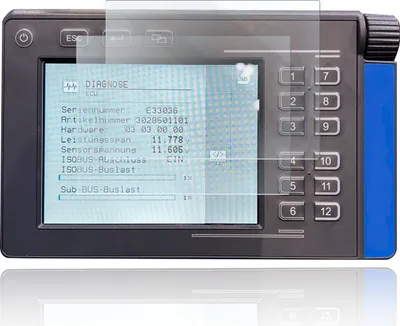 Produktbild von Schutzfolie für Display und Tacho kompatibel mit Müller Elektronik Smart 570