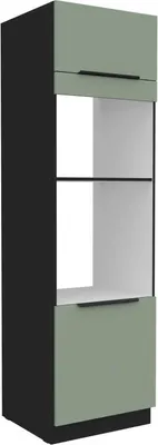 Produktbild von Einbauschrank LUNARA – Breite 60 cm, grün/schwarz