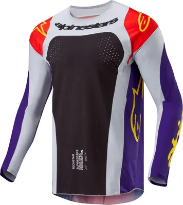 Produktbild von Alpinestars Techstar Ocuri Motocross Jersey, lila/schwarz, L