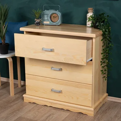 Produktbild von Kommode Kiefer 3 Schubladen