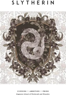 Obrázok produktu pre Harry Potter - s potlačou, Zmijozel PM7077 (40 cm x 30 cm) (biela/hnedá/sivá)