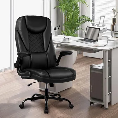 Immagine prodotto di Sedia da ufficio - Sedia ergonomica con schienale alto - Sedia girevole - Sedia da lavoro - Sedia direzionale