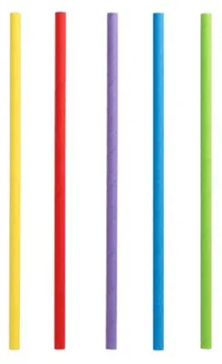 Produktbild von Shake-Halme, Papier Ø 8 mm · 25 cm farbig sortiert
