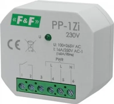 Produktbild von Przekaźnik elektromagnetyczny 230V 16A (160A/20ms) F&F 8534