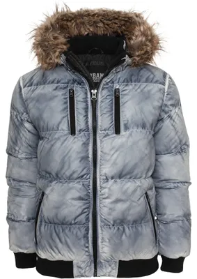 Produktbild von Urban Classics Spray Dye Expedition Jacket, Größe: Xl; Farbe: Denimblue