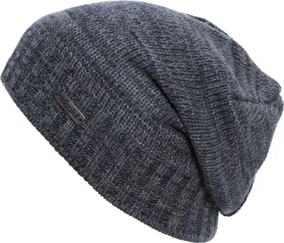 Produktbild von Eisglut Lange Strickmütze Lofftg Longbeanie, grau, Gr. Einheitsgröße