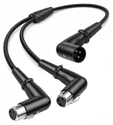 Productafbeelding van XLR Microfoonkabel van 0,5 m, Professionele Kwaliteit