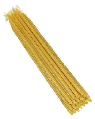 Immagine prodotto di Set di 20 candele in cera d'api al 100%