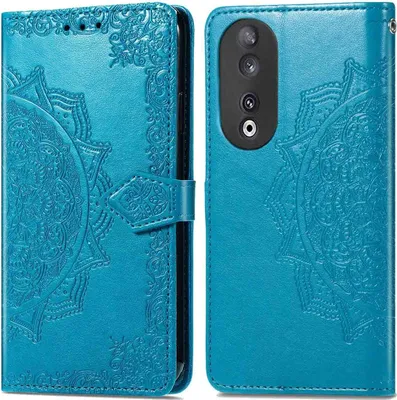 Produktbild von imoshion Mandala Klapphülle Honor 90 - Türkis