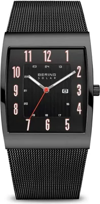 Produktbild von Bering Herren Uhr Armbanduhr Solar Ultra Slim 16433-122 Meshband