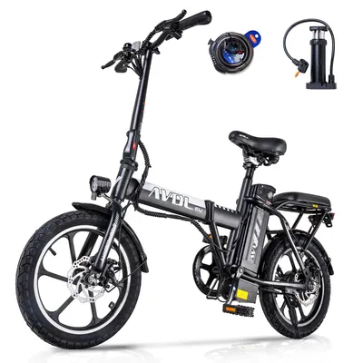 Produktbild von A10 faltbares Elektrofahrrad für Erwachsene für den Stadtpendelverkehr 250W, 36V 12,8Ah Scheibenbremsen vorne und hinten, 16‑Zoll‑Reifen, 25 km/h,IPX4