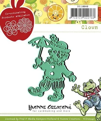 Produktbild von Stanzschablone - Yvonne Creations - Clown