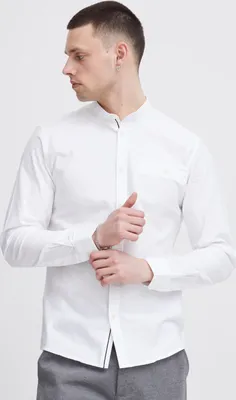Produktbild von SOLID SDAllion Herren Hemd Langarmhemd Freizeithemd mit Stehkragen Slim Fit