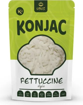 Obrázok produktu pre Keto Cestoviny Konjak Konjac USUI bezlepkovékonjakové fettuccine v náleve | 270 g (5 kcal, 0 g sacharidov)