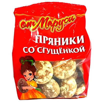 Produktbild von Ot Marusi Lebkuchen Prjaniki mit Kondensmilchfüllung 360g