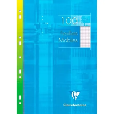 Image de Clairefontaine Pochettes pour classeurs à anneaux A4 F-Lin 50Fl