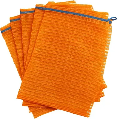 Produktbild von 500 Stk. Raschelsäcke bis 15 kg mit Zugband Fruchtsäcke Kartoffelsäcke