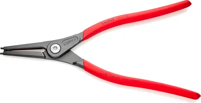 Produktbild von Knipex Präzisionsicherungsringzange DIN 5254 A Länge 320mm Ø 85-140mm grau atramentiert - 49 11 A4 SB